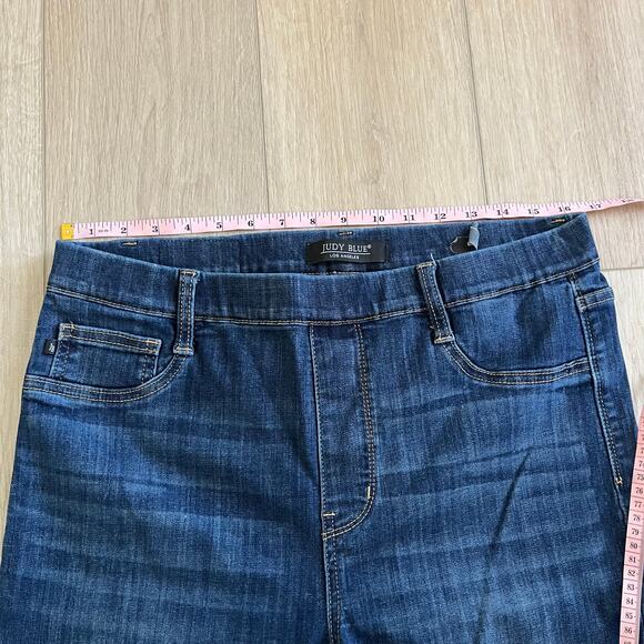 Judy Blue Women’s Pull On Dark Wash Boot Cut Jeans Sz 13/31 - Picture 9 of 9